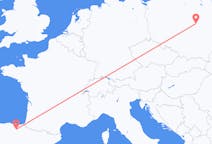 Flyrejser fra Vitoria, Spanien til Warszawa, Polen