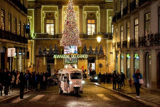 1.30 timers Lissabon Street Christmas Lights Tour - Privat Tuk