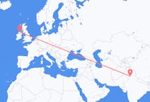 Flyg från Amritsar, Indien till Derry, Nordirland