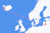 아이슬란드발 레이캬비크, 리투아니아행 카우나스 항공편