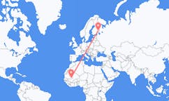 เที่ยวบิน จาก Nema, มอริเตเนีย ไปยัง โจเอินซู, ฟินแลนด์
