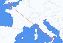 Flights from Alderney, Guernsey to Lamezia Terme, Italy