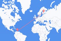 Flights from Willemstad, Curaçao to Kuopio, Finland
