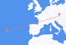 Flyreiser fra São Jorge, Portugal til Vienna, Østerrike