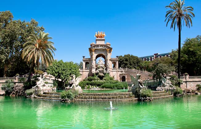 Photo of Cascada monumental in Parc de la Ciutadella, Barcelona, Spain .