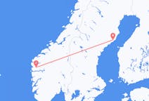Fly fra Førde i Sunnfjord til Umeå