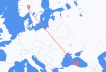 Flights from Samsun, Turkey to Oslo, Norway