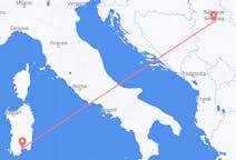 Loty z Belgrad, Serbia do Cagliari, Włochy
