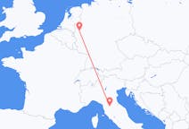 Flyg från Duesseldorf, Tyskland till Florens, Italien