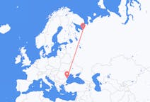 Fly fra Arkhangelsk til Constanța