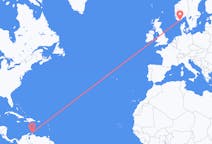 Flights from Aruba to Kristiansand