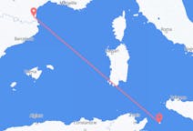 Flyg från Pantelleria till Perpignan