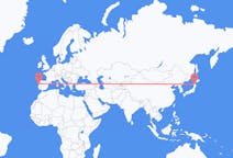 Flyg från Aomori, Japan till Porto, Portugal