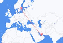 Flyg från Abu Dhabi, Förenade Arabemiraten till Visby, Sverige