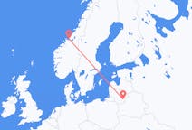 ตั๋วเครื่องบินจากเมืองวิลนีอัสไปยังเมืองØrland