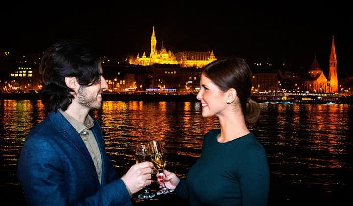 10PM Budapest Danube Cruise with Live Music & Food or Drinks 