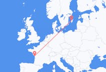 Flyrejser fra Visby, Sverige til La Rochelle, Frankrig