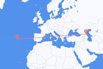 Flights from Makhachkala, Russia to Terceira Island, Portugal