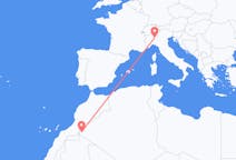 Flug frá Tindouf, Alsír til Mílanó, Ítalíu