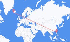 Flights from from Laoag to Reykjavík