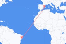 Flights from Aracaju, Brazil to Ibiza, Spain