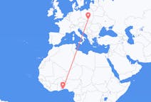 Flyreiser fra Lomé, Togo til Krakow, Polen