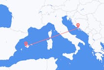 Flights from Brač, Croatia to Palma de Mallorca, Spain