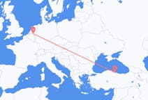 Flyg från Eindhoven, Nederländerna till Samsun, Turkiet