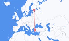 Flights from Tartu to Rhodes