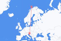 Flyreiser fra Zadar, Kroatia til Tromsø, Norge