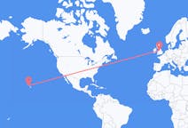 Flyrejser fra Honolulu, USA til Manchester, England