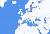 Flights from Ouarzazate, Morocco to Visby, Sweden