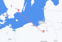 Flights from Szymany, Szczytno County, Poland to Ronneby, Sweden