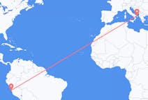 Flyrejser fra Lima til Brindisi