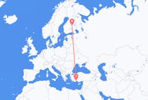 Flights from Antalya in Turkey to Kuopio in Finland
