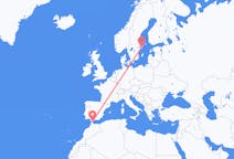 Loty z Gibraltar, Gibraltar do Sztokholmu, Szwecja