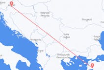 Flights from Zagreb to Edremit