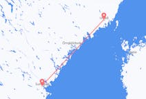 Vluchten van Umeå naar Sundsvall