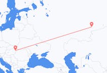 Vols depuis la ville de Tcheliabinsk vers la ville de Debrecen
