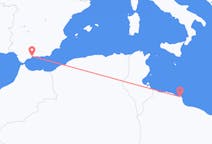 出发地 利比亚米苏拉塔目的地 西班牙马拉加的航班