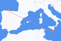 Flyreiser fra Santiago del Monte, til Malta