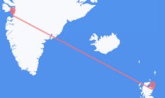 出发地 格陵兰卡西江吉特前往苏格兰的阿伯丁的航班