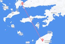 出发地 土耳其出发地 哈利卡那索斯目的地 希腊罗得岛的航班