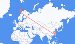 Flights from Xiamen, China to Leknes, Norway