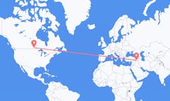 Flights from Winnipeg, Canada to Şırnak, Turkey