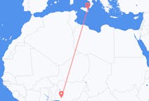 Flyreiser fra Akure, Nigeria til Catania, Italia