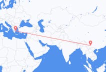 Flights from Kunming to Athens