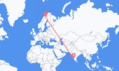 เที่ยวบิน จาก มังคาลอร์, อินเดีย ไปยัง Kiruna, สวีเดน