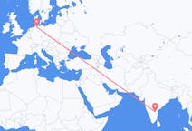 出发地 印度出发地 丘德达帕目的地 德国汉堡的航班