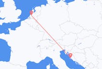 Flyg från Rotterdam, Nederländerna till Zadar, Kroatien